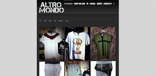 Altromondo negozio page