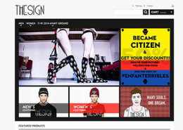 Ecommerce Abbigliamento - TheSign Republic